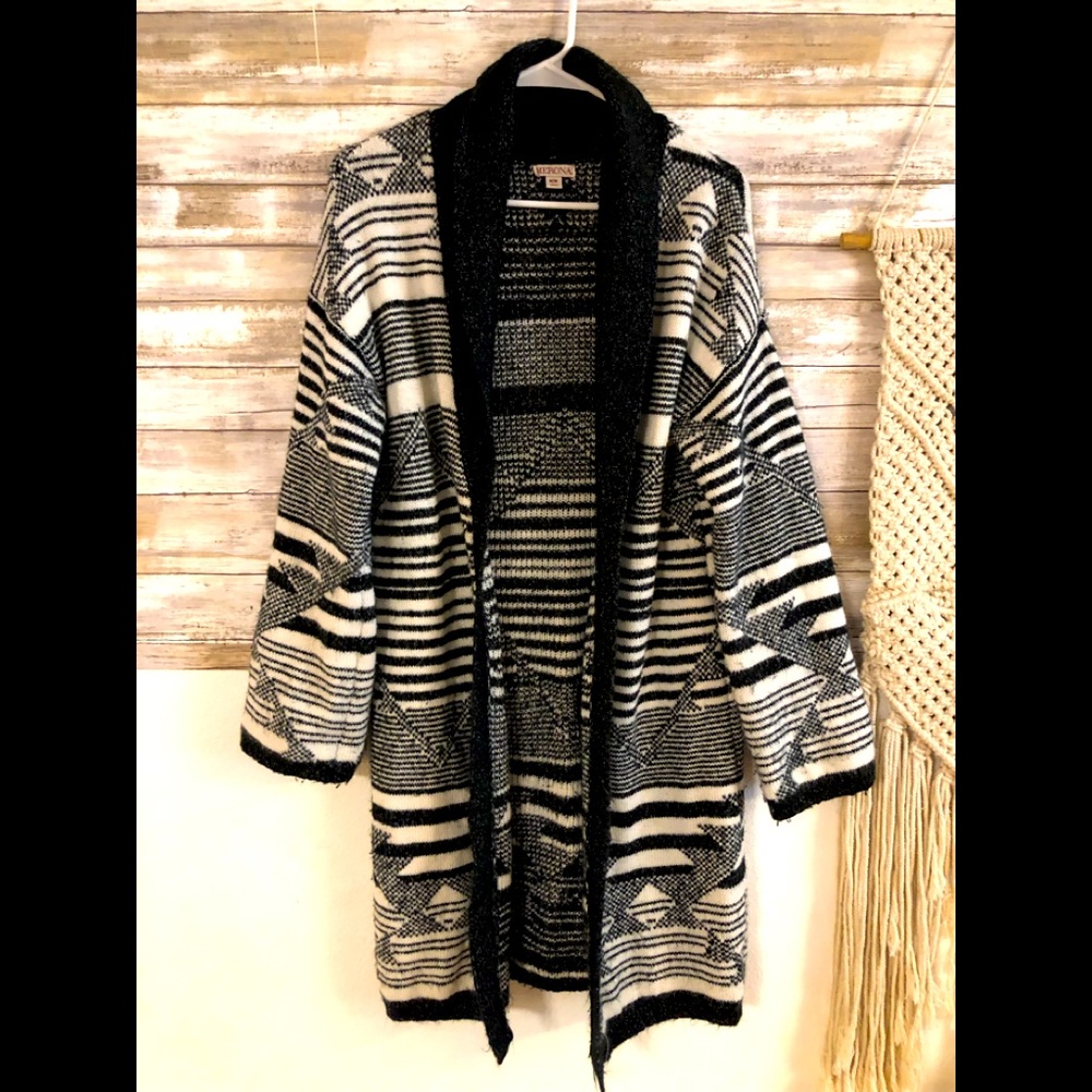 Cozy tribal chic cardigan/BoHo